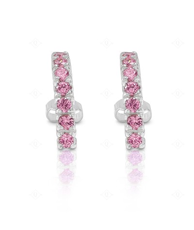 Aretes Tricillo Rosa