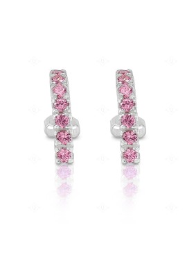 Aretes Tricillo Rosa