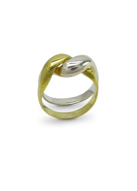 Anillo nudo del amor Dorado Plateado