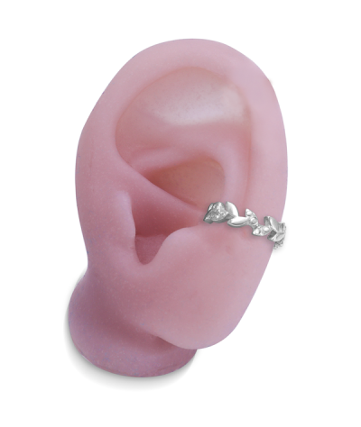 Earcuff espiga plata 925