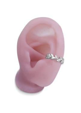 Earcuff espiga plata 925