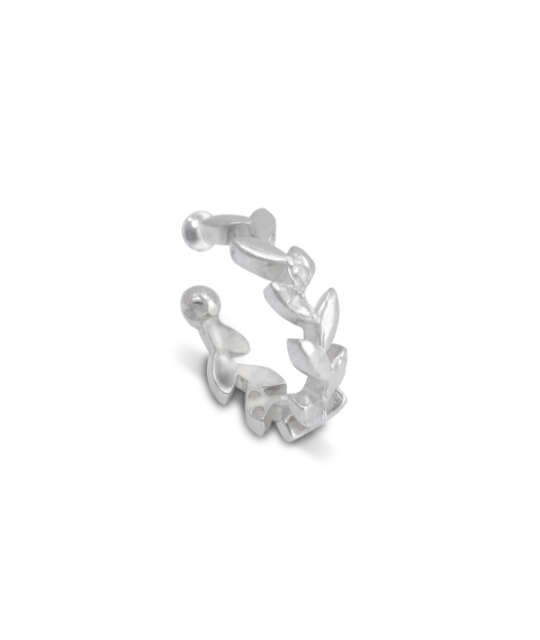 Earcuff espiga plata 925