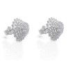 Aretes topos pachas plata 925.