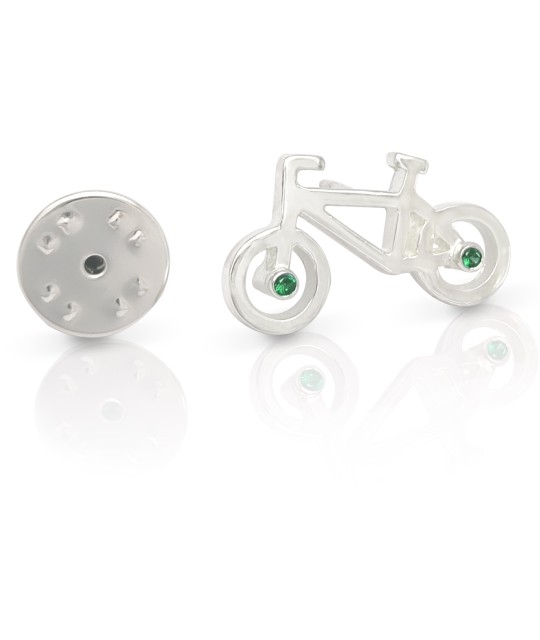 Pin bici Pro plata 925